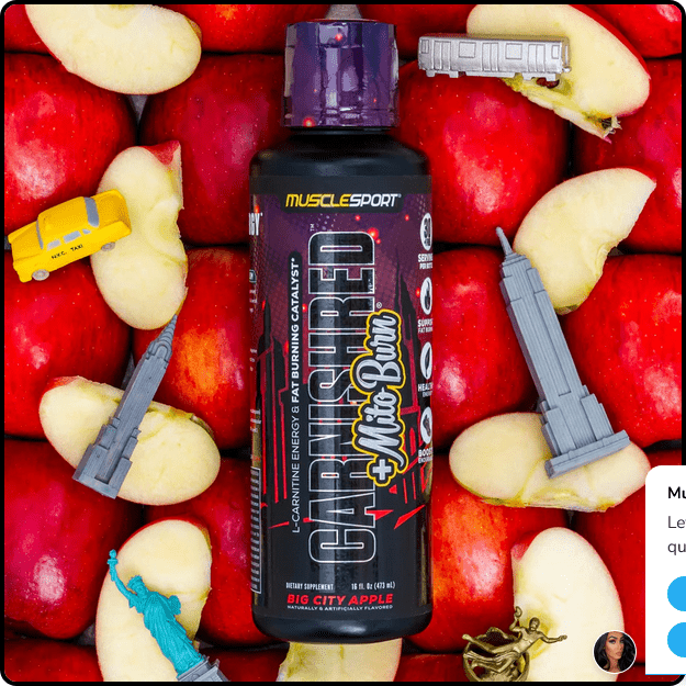 muscle sport l carnitine CarniShred+ Mitoburn 16oz Liquid - Non Stim Metabolism Support, Muscle Sport L Carnitine 60Caps