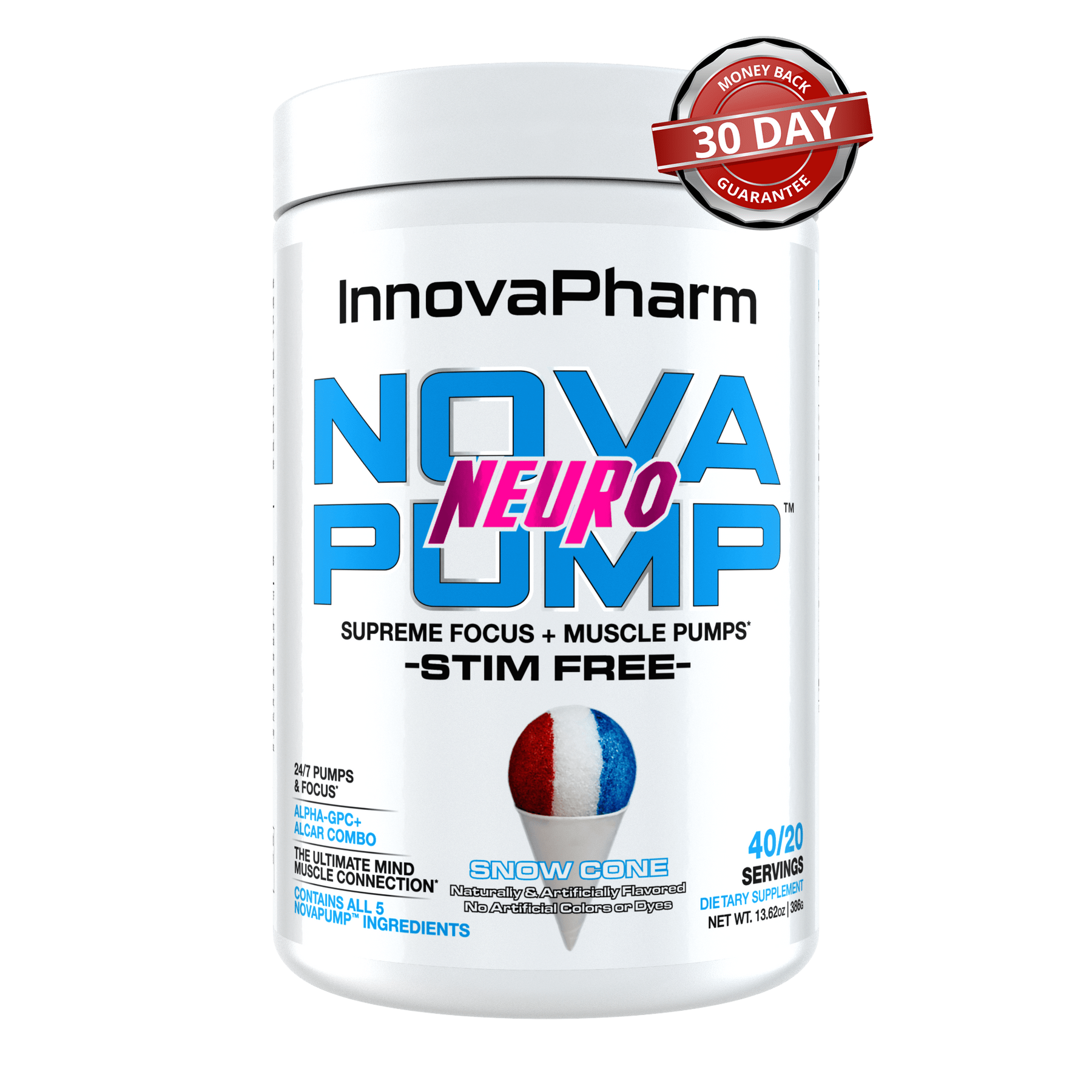 InnovaPharm - NovaPump Neuro - Stim Free Pump - VitaMoose Nutrition - InnovaPharm