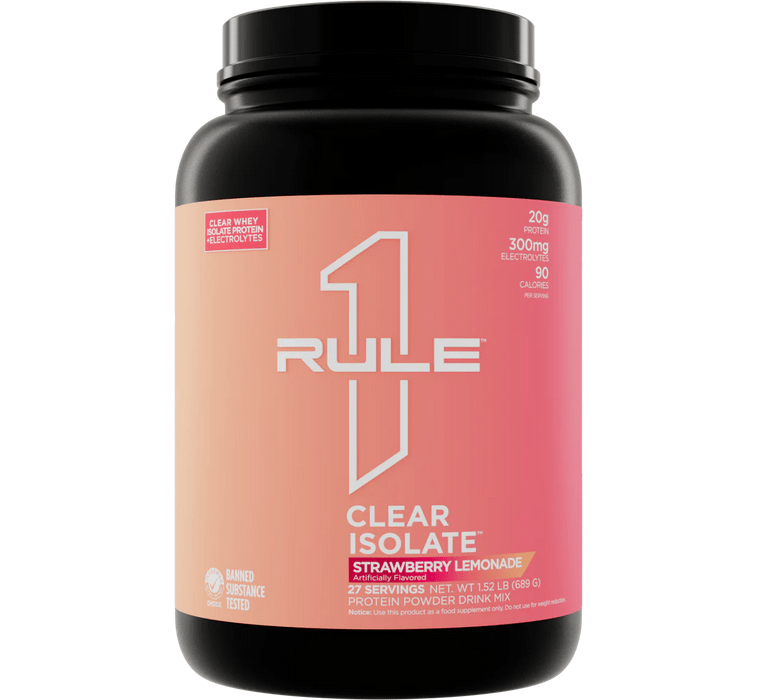 Rule 1 - Clear Protein Isolate - VitaMoose Nutrition - Rule 1