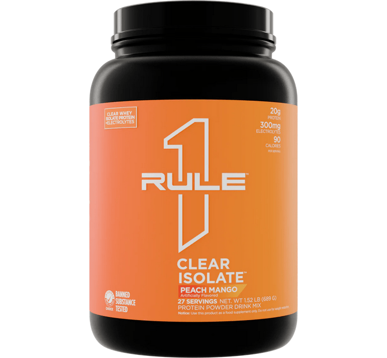 Rule 1 - Clear Protein Isolate - VitaMoose Nutrition - Rule 1