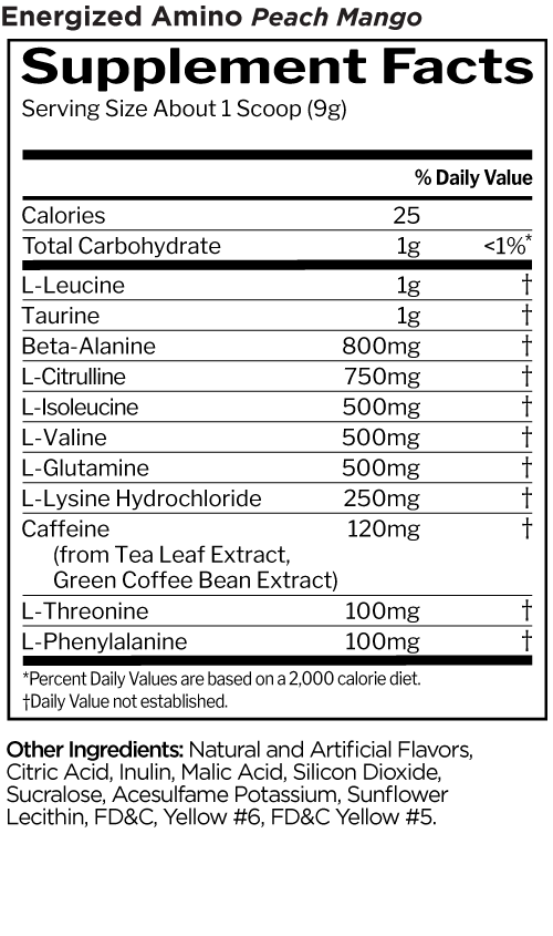 Rule 1 - Energized Amino - VitaMoose Nutrition - Rule 1