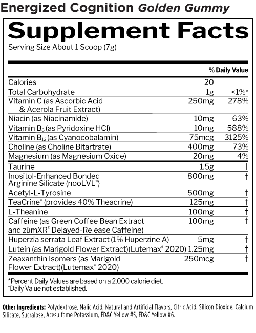 Rule 1 - Energized Cognition - VitaMoose Nutrition - Rule 1