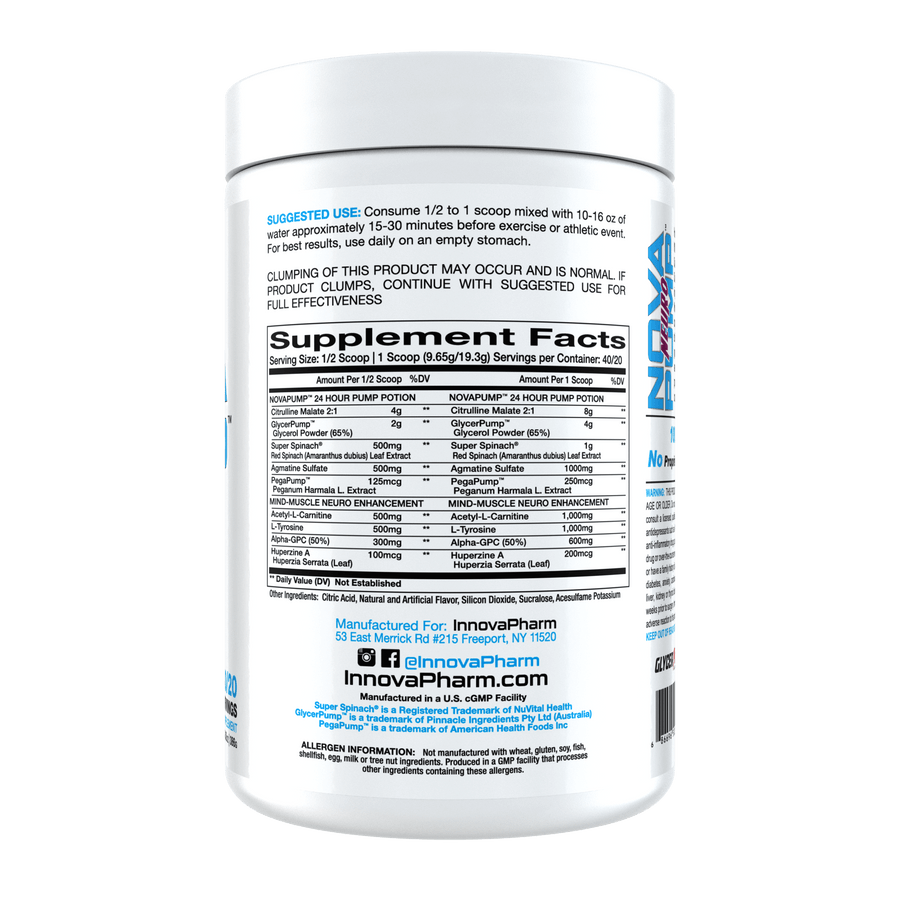 InnovaPharm - NovaPump Neuro - VitaMoose Nutrition - InnovaPharm