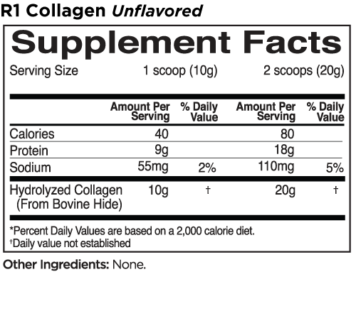 Rule 1 - R1 Collagen Peptides - VitaMoose Nutrition - Rule 1
