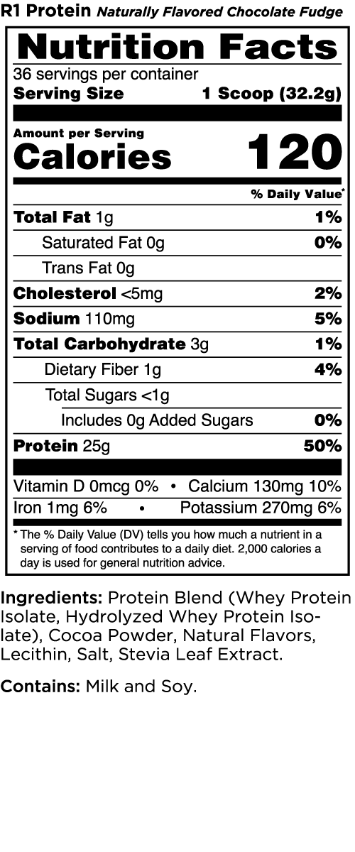 Rule 1 - R1 Isolate 2lb - VitaMoose Nutrition - Rule 1
