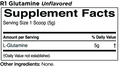 Rule1 - R1 Glutamine - VitaMoose Nutrition - Rule 1